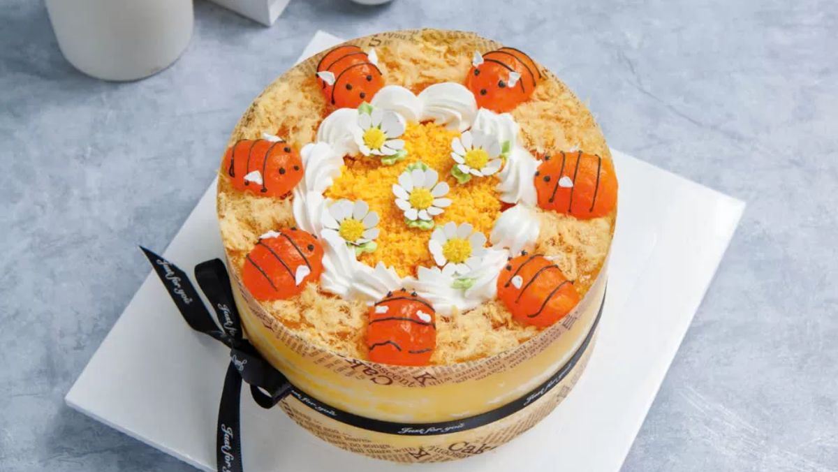 Bánh bông lan trưng muối tươi